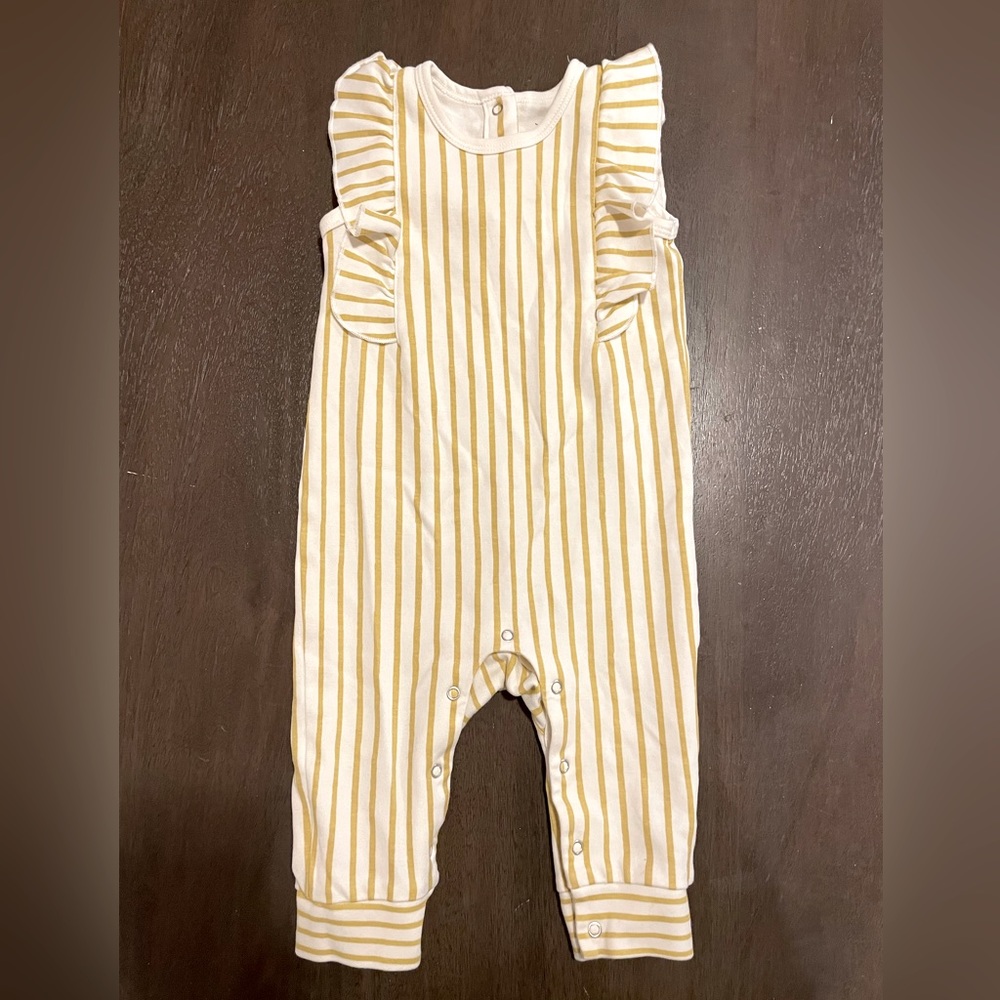 Pehr sleeveless ruffle romper